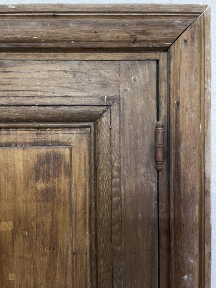 Antique oak door with frame-1