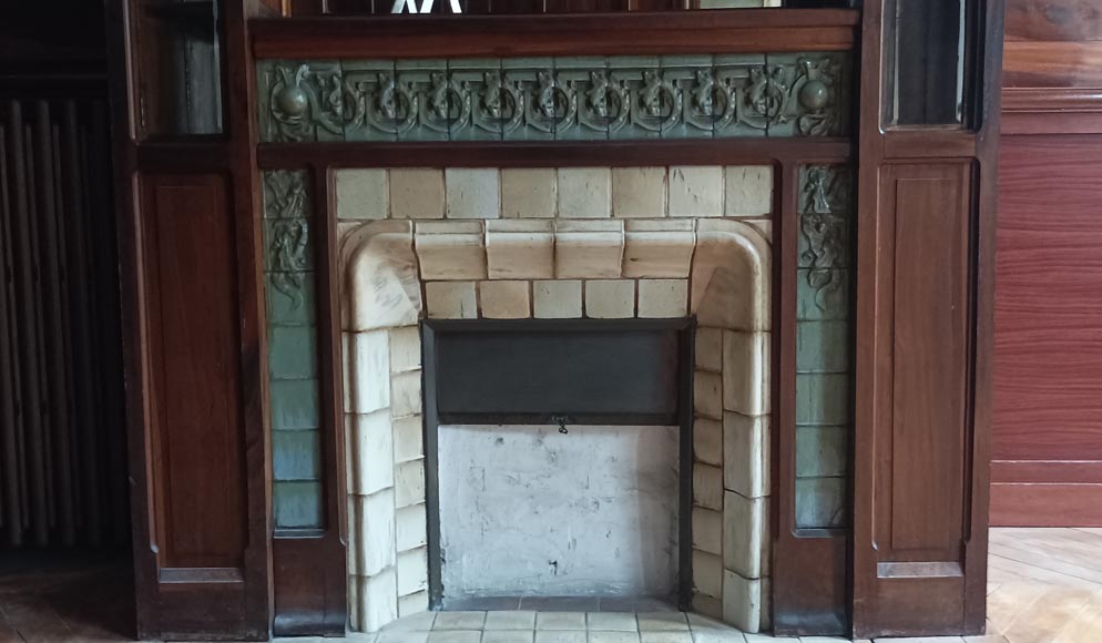 Art & Craft paneled room from the private mansion of the architect Henry GUEDY, 1912-1913-12