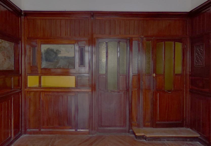 Art & Craft paneled room from the private mansion of the architect Henry GUEDY, 1912-1913-21