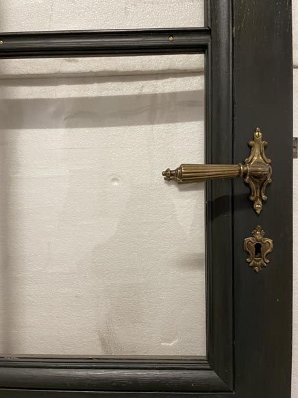 Paneled room with velvet and Cordove leather decoration, 19th century-15