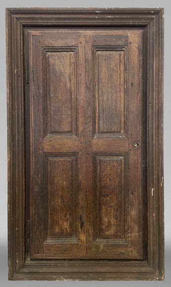 Small oak cupboard door with frame Small oak cupboard door with frame-0