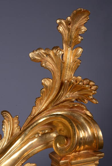 Fire fender with acanthus leaves-6