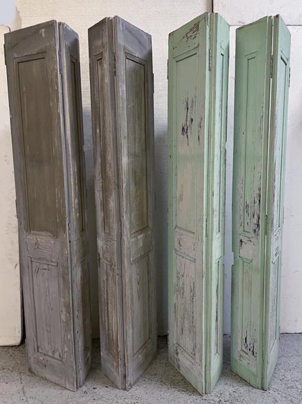 Lof of 13 pairs of interior shutters-3