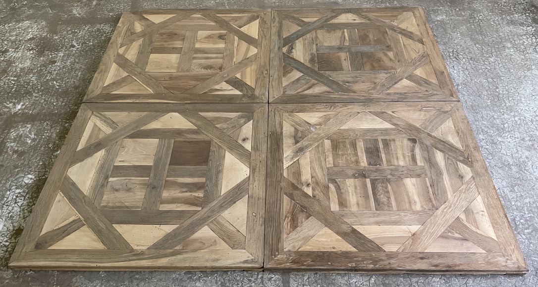 Lot of about 19,5m² of Arenberg parquet flooring, 19th century-2