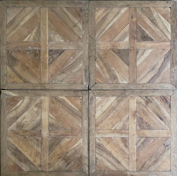 Lot of about 20m² of Soubise parquet flooring, 19th century-1