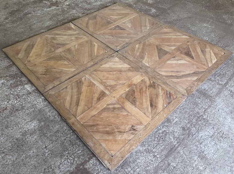 Lot of about 20m² of Soubise parquet flooring, 19th century-2