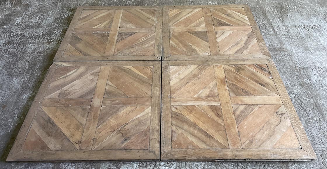 Lot of about 20m² of Soubise parquet flooring, 19th century-3