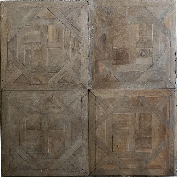 Lot of about 20m² of Arenberg parquet flooring, 19th century-1