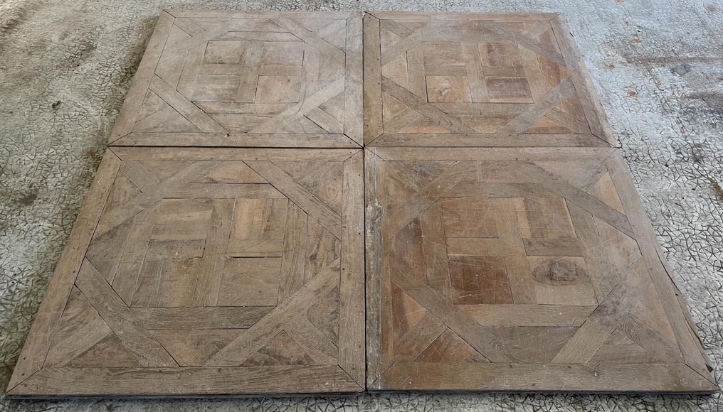 Lot of about 20m² of Arenberg parquet flooring, 19th century-2