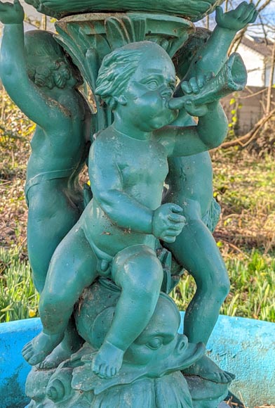 Ducel foundries, Cast iron fountain on the sea theme, second half of the 19th century-10