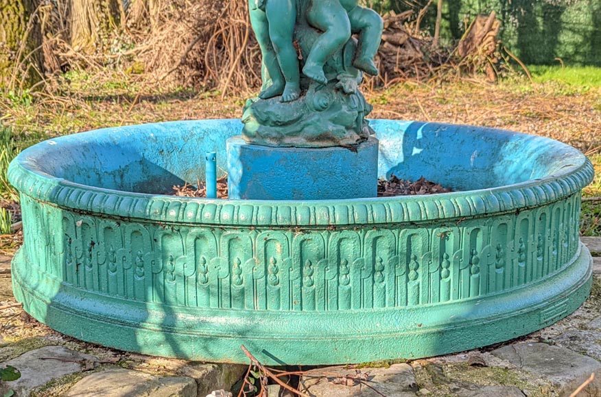 Ducel foundries, Cast iron fountain on the sea theme, second half of the 19th century-12