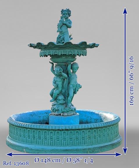 Ducel foundries, Cast iron fountain on the sea theme, second half of the 19th century-14