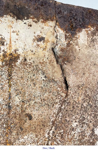 18th-century fireplace plaque with a salamander and two atlantes supporting an entablature with fire vases-12