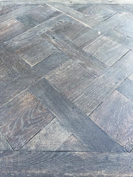 Batch of about 11 m² of 18th century Versailles oak parquet flooring-1