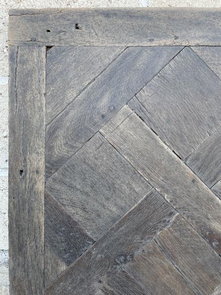 Batch of about 11 m² of 18th century Versailles oak parquet flooring-3