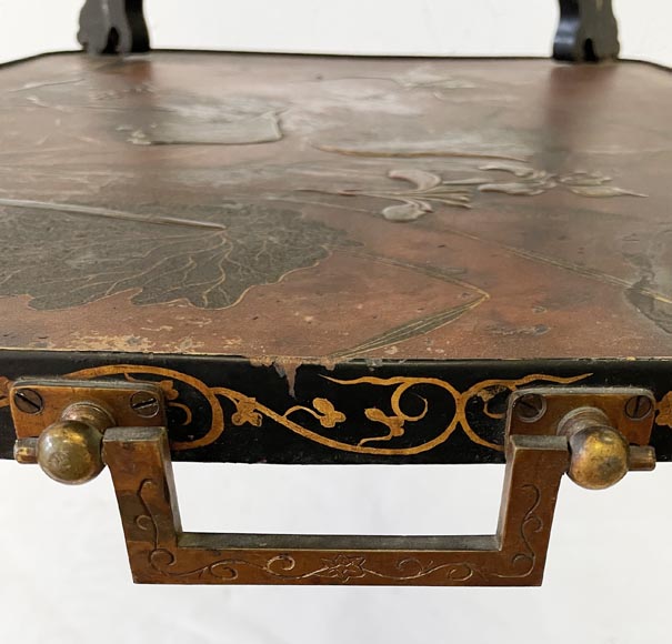 Louis MAJORELLE (attr.to), Tea table with a Vernis Martin decoration, circa 1880-1890-13