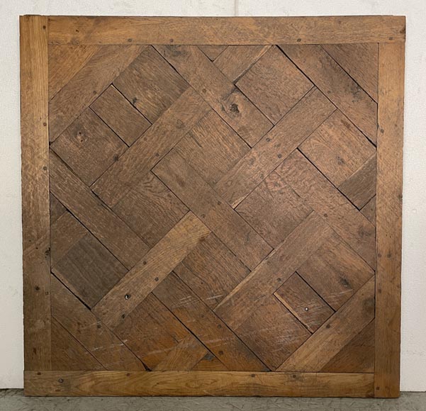 Small surface of 20 m² of 18th century Versailles oak parquet flooring-5