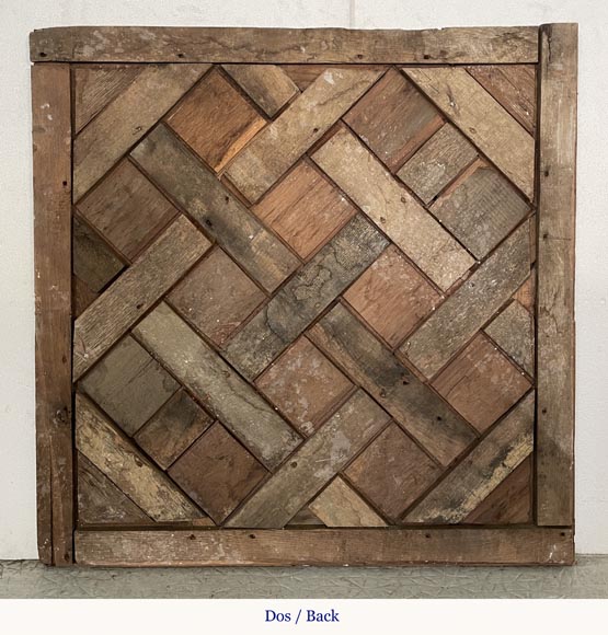 Small surface of 20 m² of 18th century Versailles oak parquet flooring-8