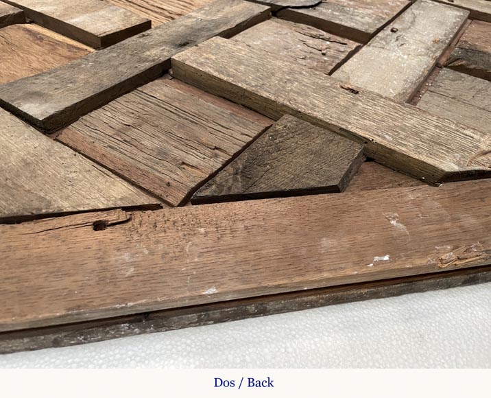 Small surface of 20 m² of 18th century Versailles oak parquet flooring-9