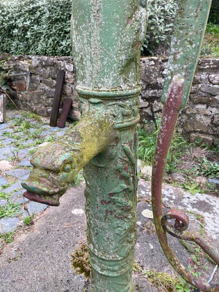 Antique cast iron water pump, late th century-3