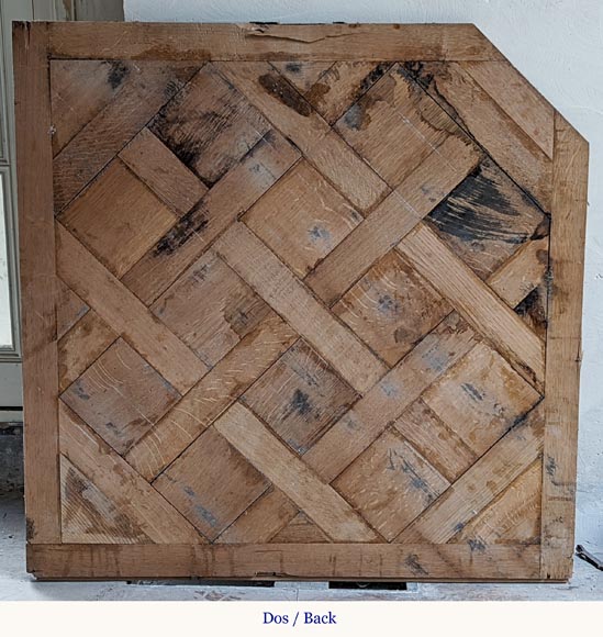 Batch of about 30 m² of 18th century style Versailles oak parquet flooring-8