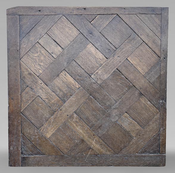 Batch of about 11 m² of 18th century Versailles oak parquet flooring-0