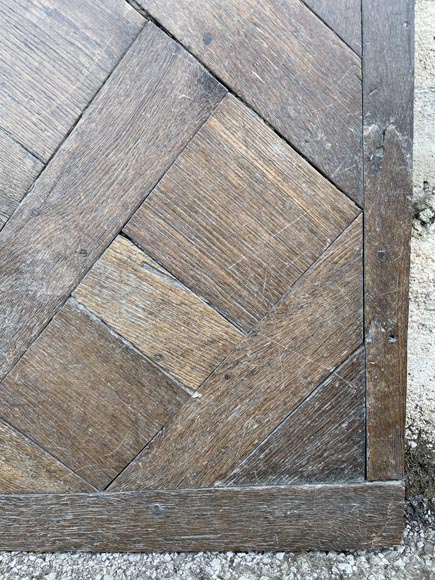 Batch of about 11 m² of 18th century Versailles oak parquet flooring-3