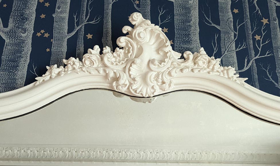 Louis XV style trumeau with an asymetrical shell-1