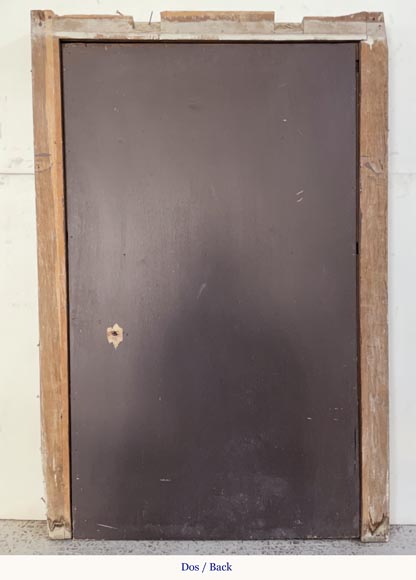 Spannish oak door with frame, 18th century-10