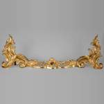 Large Louis XVI style firefender in gilt bronze 