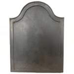 Cast iron fireback without decoration 