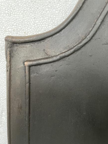 Cast iron fireback without decoration -2