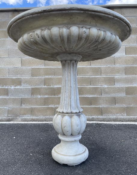 Small fountain in Carrara marble-4