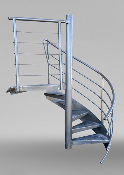 Modern metal spiral staircase-1