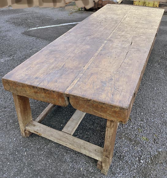 Oak game counter - Antique Dining Room Sets