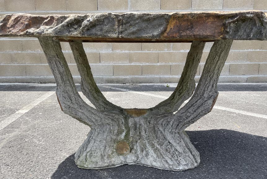 Rocaille style composite stone garden furniture-6