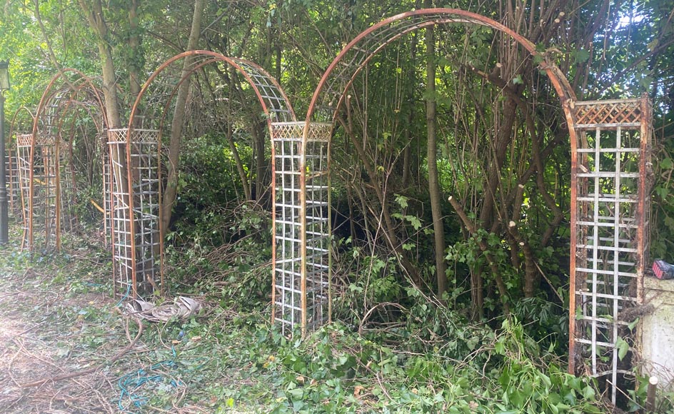 Set of arcades (rose garden)-0