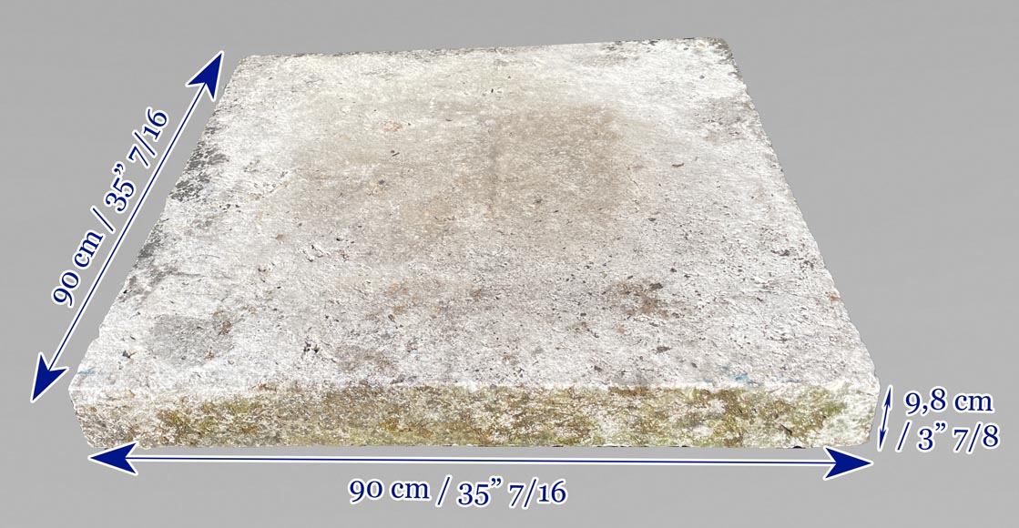 Stone column topped with a tray-6