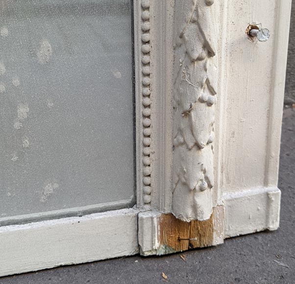 Trumeau in stucco and painted wood in the Louis XVI style-5