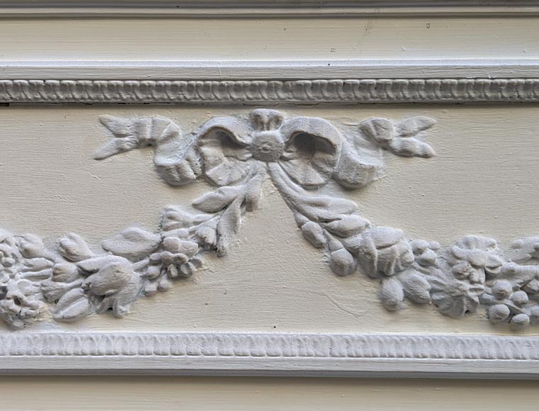 Trumeau in stucco and painted wood in the Louis XVI style-2
