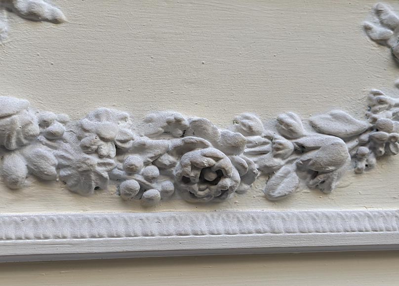 Trumeau in stucco and painted wood in the Louis XVI style-4