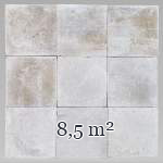 Set of 8,5 m² of stone flooring