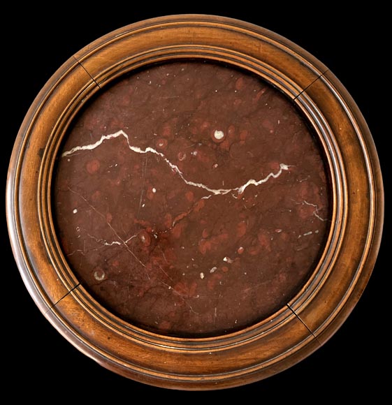 L’Escalier de Cristal – Japoniste guéridon in exotic wood and gilt bronze-2