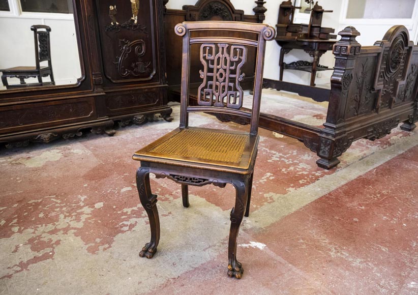 Gabriel VIARDOT, Japanese-style bedroom furniture set-7