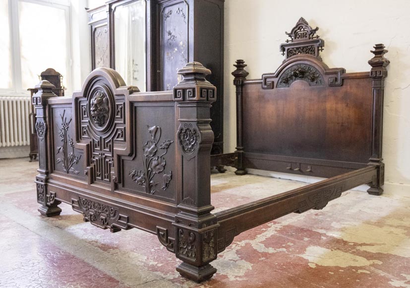 Gabriel VIARDOT, Japanese-style bedroom furniture set-15