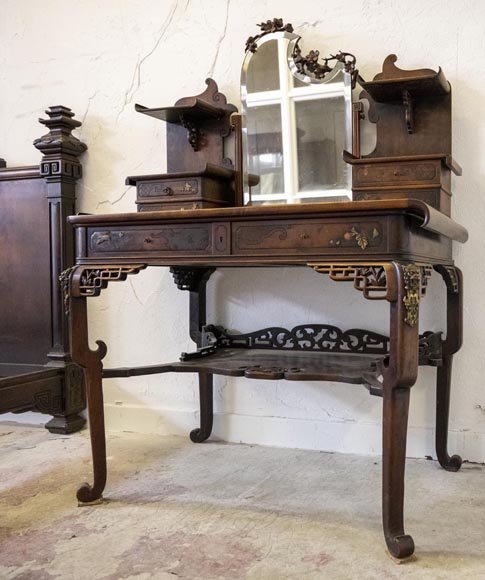 Gabriel VIARDOT, Japanese-style bedroom furniture set-17