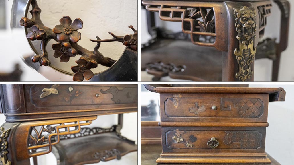 Gabriel VIARDOT, Japanese-style bedroom furniture set-18