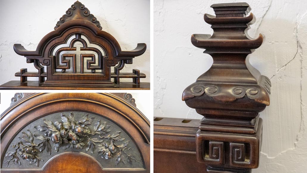 Gabriel VIARDOT, Japanese-style bedroom furniture set-19