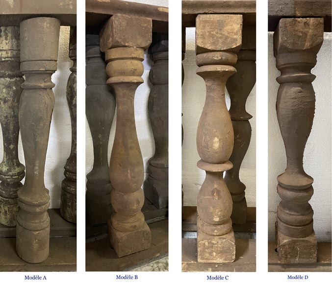 Important set of wooden railings from Egypt-3
