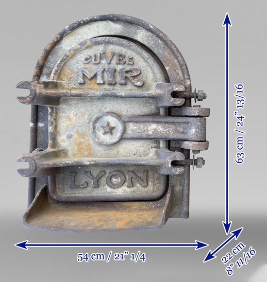 MIR in Lyon, set of four cast-iron tank doors-7